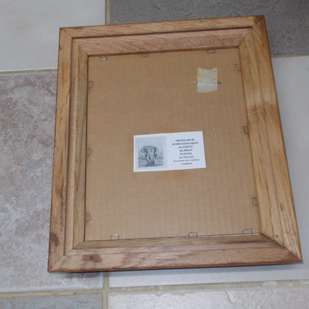 Fresh Garden Print by Peggy Abrams, signed, matted and framed. - Picture 5 of 5